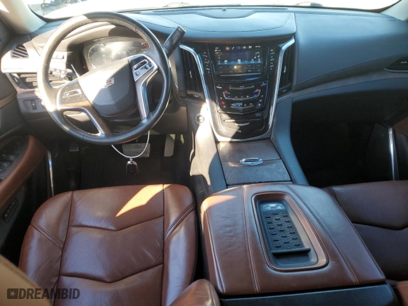 2017 Cadillac Escalade Luxury with VIN 1GYS4BKJ0HR115410, listed as a Copart auction lot 41447575 with 138,897 mi miles and Salvage Title. Bid and sale history available at carsss.com. Image 8.