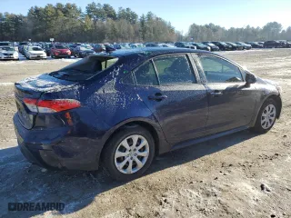 2020 Toyota Corolla LE with VIN JTDEPRAE8LJ048814, listed as a Copart auction lot 86552434 with 88,536 mi miles and Salvage Title. Bid and sale history available at carsss.com. Image 3.