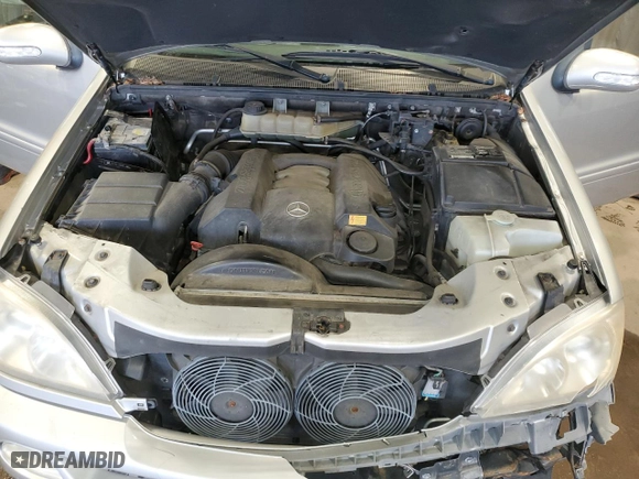 2002 Mercedes-Benz M-Class with VIN 4JGAB54E22A309625, listed as a Copart auction lot 51300405 with 90,227 mi miles and Salvage Title. Bid and sale history available at carsss.com. Image 11.