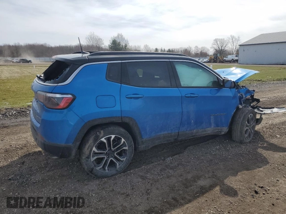 2023 Jeep Compass Limited with VIN 3C4NJDCN3PT549478, listed as a Copart auction lot 50624665 with 19,087 mi miles and Salvage title. Bid and sale history available at DreamBid. Image 3.