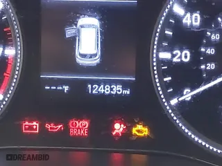 2019 Hyundai Santa Fe SE with VIN 5NMS23AD9KH035161, listed as a IAAI auction lot 41757044 with 124,835 mi miles. Bid and sale history available at carsss.com. Image 15.