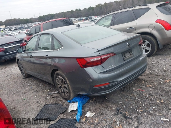 2023 Volkswagen Jetta S с VIN 3VW5M7BU6PM052577, выставлен на аукционе IAAI как лот 41379501 с пробегом 36 150 миль миль и . История ставок и продаж доступна на DreamBid. Изображение 3.
