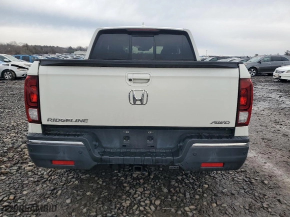 2017 Honda Ridgeline RTL-E with VIN 5FPYK3F72HB031824, listed as a Copart auction lot 89149925 with 104,333 mi miles and Salvage Title. Bid and sale history available at carsss.com. Image 6.