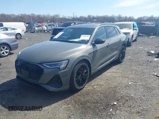 2022 Audi e-tron Chronos with VIN WA1VABGEXNB024392, listed as a IAAI auction lot 41828384 with 35,637 mi miles. Bid and sale history available at carsss.com. Image 2.