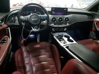 2022 Kia Stinger GT2 with VIN KNAE55LC8N6106126, listed as a Copart auction lot 42525165 with 49,829 mi miles and Salvage Title. Bid and sale history available at DreamBid. Image 8.