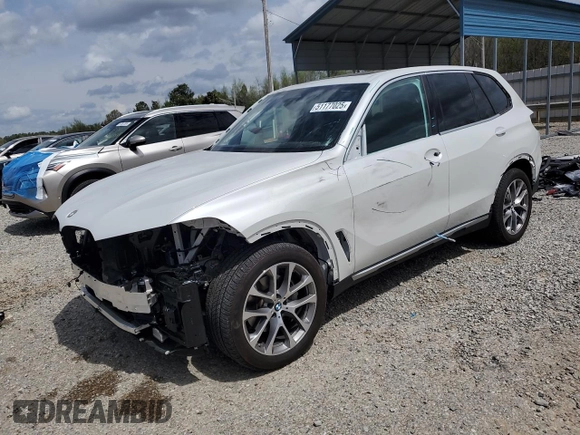 2025 BMW X5 xDrive40i with VIN 5UX23EU00S9W31898, listed as a Copart auction lot 51177025 with 11,483 mi miles and Clean Title. Bid and sale history available at carsss.com. Image 1.