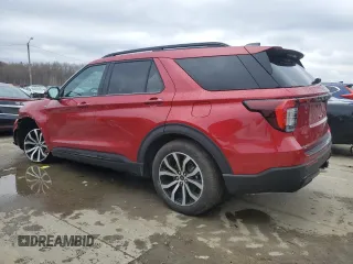 2025 Ford Explorer ST-Line with VIN 1FMUK8KH5SGA70631, listed as a Copart auction lot 46461765 with 2,129 mi miles and Salvage Title. Bid and sale history available at carsss.com. Image 2.