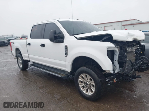 2021 Ford Super Duty F-250 SRW XL with VIN 1FT7W2B64MEC99480, listed as a IAAI auction lot 41336019 with 48,011 mi miles. Bid and sale history available at carsss.com. Image 1.