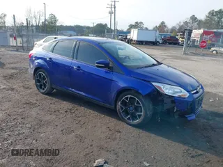 2013 Ford Focus SE with VIN 1FADP3F25DL198429, listed as a IAAI auction lot 41136019 with 123,810 mi miles. Bid and sale history available at carsss.com. Image 1.