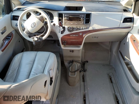 2011 Toyota Sienna XLE AAS with VIN 5TDYK3DC9BS135724, listed as a Copart auction lot 47119325 with 0 mi miles and Clean Title. Bid and sale history available at carsss.com. Image 8.
