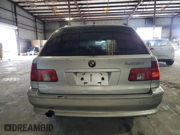 2001 BMW 5 Series 525iAT with VIN WBADS43461GD84053, listed as a Copart auction lot 45722195 with 0 mi miles and Salvage Title. Bid and sale history available at carsss.com. Image 6.
