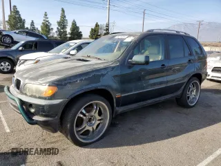 2001 BMW X5 3.0i with VIN WBAFA53521LM74248, listed as a Copart auction lot 86375254 with 0 mi miles and Clean Title. Bid and sale history available at carsss.com. Image 1.