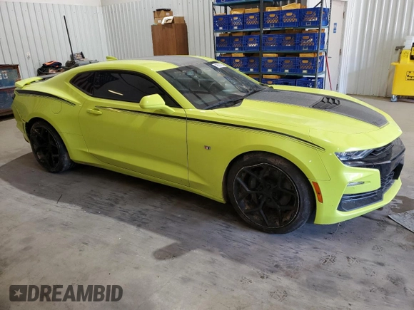 2019 Chevrolet Camaro 1SS z VIN 1G1FF1R7XK0144813, wystawiony jako Copart lot #49636735 z przebiegiem 51 604 mil mil oraz Szkoda całkowita • Salvage title. Historia ofert i sprzedaży dostępna na DreamBid. Obrazek 4.