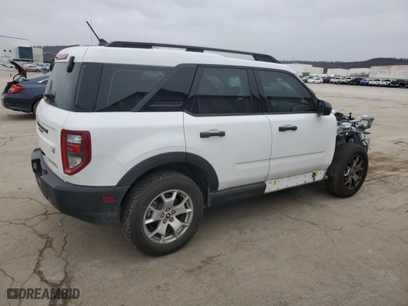 2022 Ford Bronco Sport with VIN 3FMCR9A69NRD96250, listed as a Copart auction lot 44166365 with 34,671 mi miles and Clean Title. Bid and sale history available at carsss.com. Image 3.