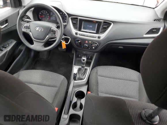 2022 Hyundai Accent SE z VIN 3KPC24A61NE181917, wystawiony jako Copart lot #57094065 z przebiegiem 33 222 mil mil oraz Szkoda całkowita • Salvage title. Historia ofert i sprzedaży dostępna na DreamBid. Obrazek 8.