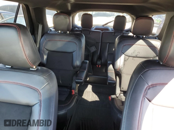 2023 Ford Explorer ST-Line with VIN 1FMSK7KH9PGC02685, listed as a Copart auction lot 81493004 with 28,519 mi miles and Salvage Title. Bid and sale history available at carsss.com. Image 10.