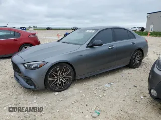 2023 Mercedes-Benz C 43 AMG with VIN W1KAF8HB7PR108554, listed as a Copart auction lot 51987195 with 10,139 mi miles and Salvage title. Bid and sale history available at DreamBid. Image 1.