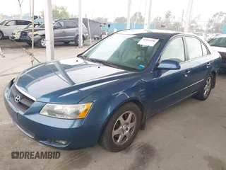 2006 Hyundai Sonata GLS with VIN 5NPEU46F16H120110, listed as a IAAI auction lot 42161406 with 83,366 mi miles and . Bid and sale history available at DreamBid. Image 2.