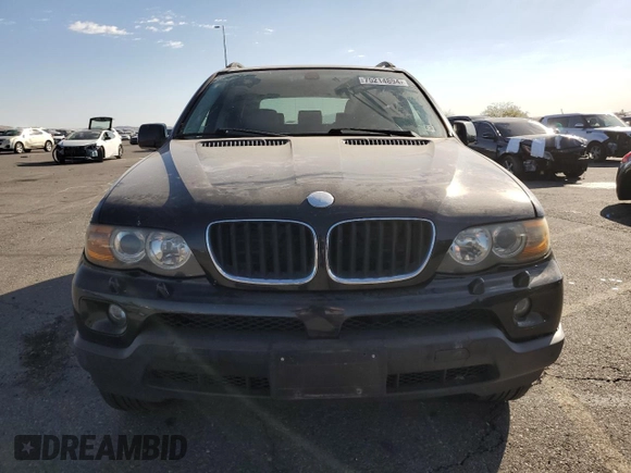 2005 BMW X5 3.0i with VIN 5UXFA13585LU49337, listed as a Copart auction lot 75214894 with 147,241 mi miles and Salvage Title. Bid and sale history available at carsss.com. Image 5.