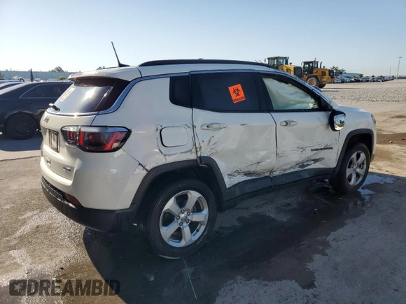 2018 Jeep Compass Altitude with VIN 3C4NJDBB8JT423289, listed as a Copart auction lot 53066075 with Not provided miles and Salvage title. Bid and sale history available at DreamBid. Image 3.
