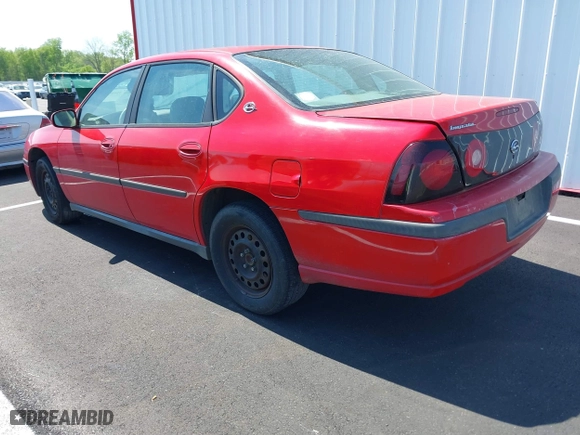 2004 Chevrolet Impala with VIN 2G1WF52EX49373498, listed as a IAAI auction lot 42015607 with 1 mi miles. Bid and sale history available at carsss.com. Image 3.
