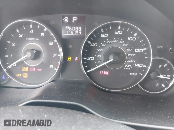 2012 Subaru Legacy Limited with VIN 4S3BMCK68C3004977, listed as a IAAI auction lot 42208880 with 175,154 mi miles and . Bid and sale history available at DreamBid. Image 7.