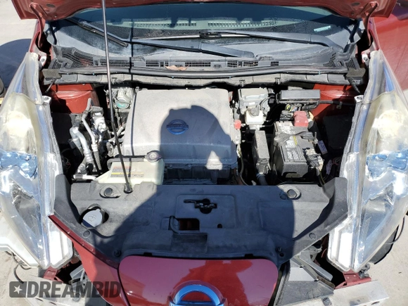 2014 Nissan LEAF SV z VIN 1N4AZ0CP0EC333782, wystawiony jako Copart lot #47541495 z przebiegiem 73 795 mil mil oraz Szkoda całkowita • Salvage title. Historia ofert i sprzedaży dostępna na DreamBid. Obrazek 11.