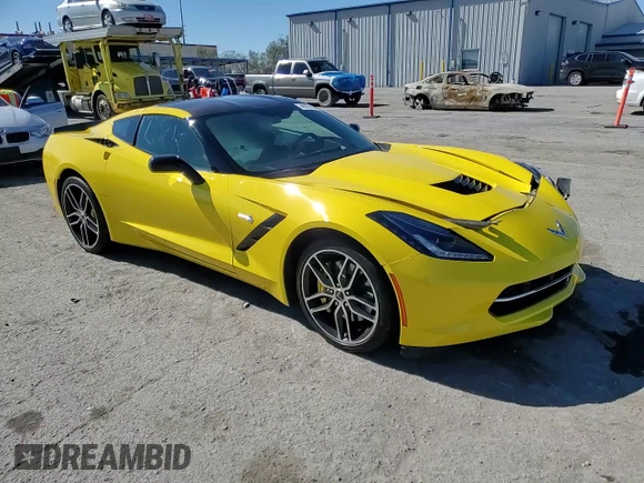 2016 Chevrolet Corvette Z51 3LT with VIN 1G1YL2D7XG5106944, listed as a Copart auction lot 46758305 with 24,802 mi miles and Salvage title. Bid and sale history available at DreamBid. Image 10.