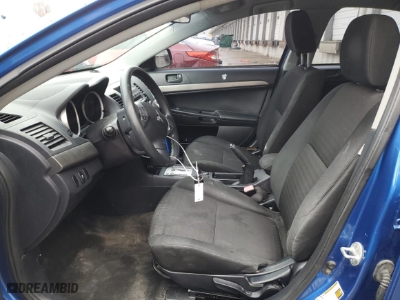 2012 Mitsubishi Lancer SE with VIN JA32V2FW8CU017674, listed as a Copart auction lot 43939105 with 217,611 mi miles and Salvage Title. Bid and sale history available at carsss.com. Image 7.