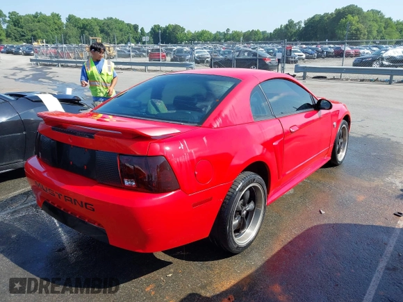 2004 Ford Mustang Standard with VIN 1FAFP406X4F174247, listed as a IAAI auction lot 42481314 with 241,709 mi miles and . Bid and sale history available at DreamBid. Image 4.