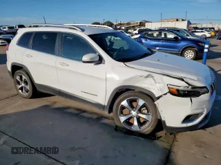 2020 Jeep Cherokee Limited with VIN 1C4PJLDB9LD580595, listed as a Copart auction lot 46185275 with 87,822 mi miles and Salvage Title. Bid and sale history available at carsss.com. Image 4.