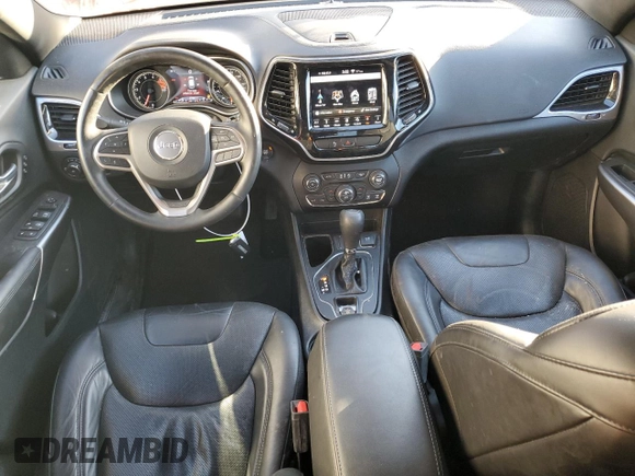 2019 Jeep Cherokee Limited with VIN 1C4PJLDX3KD373579, listed as a Copart auction lot 86581454 with 44,382 mi miles and Salvage title. Bid and sale history available at DreamBid. Image 8.