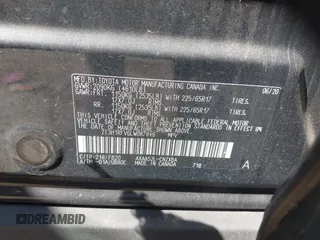 2020 Toyota RAV4 LE with VIN 2T3H1RFV6LW087846, listed as a IAAI auction lot 41957562 with 121,467 mi miles and . Bid and sale history available at DreamBid. Image 9.