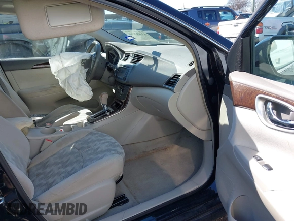 2013 Nissan Sentra SV with VIN 3N1AB7APXDL627173, listed as a IAAI auction lot 41653166 with 134,597 mi miles. Bid and sale history available at carsss.com. Image 5.