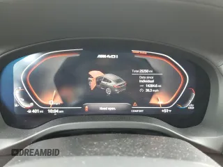2020 BMW X4 M40i with VIN 5UX2V5C09L9B33814, listed as a Copart auction lot 49206023 with 25,250 mi miles. Bid and sale history available at carsss.com. Image 9.