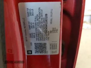 2021 Chevrolet Colorado 4WD Work Truck с VIN 1GCGTBEN5M1183109, выставлен на аукционе Copart как лот 58313425 с пробегом 60 111 миль миль и На запчасти • Non repairable. История ставок и продаж доступна на DreamBid. Изображение 13.