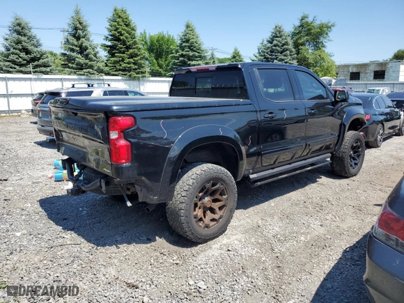 2019 Chevrolet Silverado 1500 LTZ with VIN 3GCUYGEL5KG147953, listed as a Copart auction lot 59009204 with 61,984 mi miles and Salvage Title. Bid and sale history available at carsss.com. Image 3.