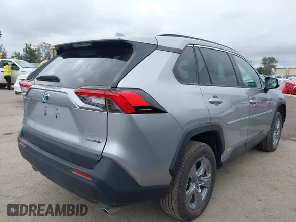 2023 Toyota RAV4 Hybrid LE with VIN 4T3MWRFVXPU086012, listed as a IAAI auction lot 42077859 with 1,140 mi miles. Bid and sale history available at carsss.com. Image 4.
