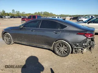 2018 Genesis G80 Sport with VIN KMHGN4JB5JU219162, listed as a Copart auction lot 79851474 with 58,056 mi miles and Salvage Title. Bid and sale history available at DreamBid. Image 2.