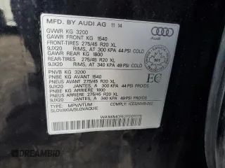 2015 Audi Q7 3.0L TDI Vorsprung Edition with VIN WA1WMCFE2FD011175, listed as a Copart auction lot 68543674 with 259,681 mi miles and Salvage Title. Bid and sale history available at carsss.com. Image 13.