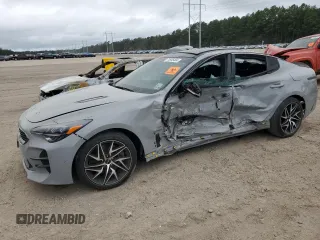2022 Kia Stinger GT-Line with VIN KNAE35LD8N6106545, listed as a Copart auction lot 74806484 with 0 mi miles and Salvage Title. Bid and sale history available at carsss.com. Image 1.