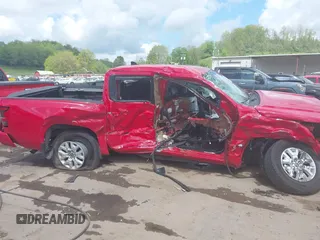 2024 Nissan Frontier SV with VIN 1N6ED1EKXRN601679, listed as a IAAI auction lot 42144247 with 13,486 mi miles and . Bid and sale history available at DreamBid. Image 13.