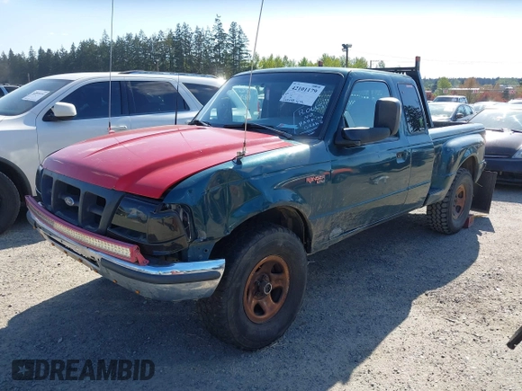 1998 Ford Ranger XL with VIN 1FTZR15U5WPA49175, listed as a IAAI auction lot 42101179 with 260,998 mi miles. Bid and sale history available at carsss.com. Image 2.