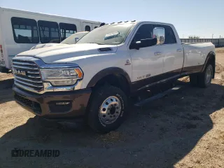 2019 Ram 3500 Longhorn with VIN 3C63RRKLXKG658123, listed as a Copart auction lot 71570234 with 177,240 mi miles and Salvage Title. Bid and sale history available at carsss.com. Image 1.