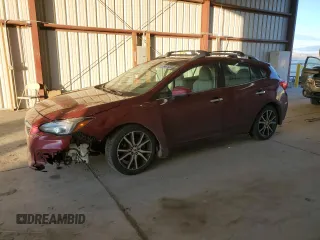 2017 Subaru Impreza Limited with VIN 4S3GTAU62H3752111, listed as a Copart auction lot 76491833 with 93,121 mi miles and Salvage Title. Bid and sale history available at carsss.com. Image 1.