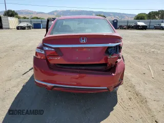 2016 Honda Accord Sport with VIN 1HGCR2F56GA203997, listed as a Copart auction lot 61223795 with 76,042 mi miles and Salvage title. Bid and sale history available at DreamBid. Image 6.