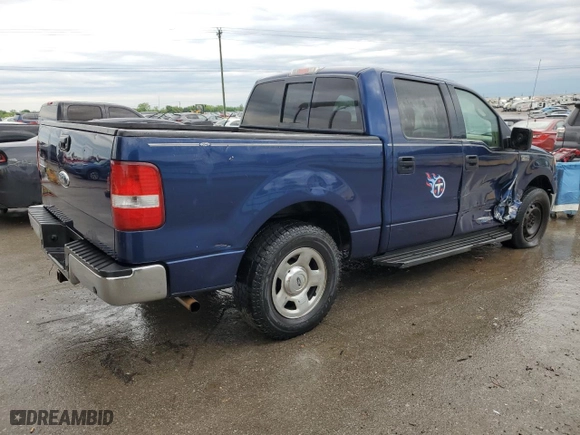 2007 Ford F-150 XLT with VIN 1FTRW12W77KD54464, listed as a Copart auction lot 52409304 with 249,980 mi miles and Salvage Title. Bid and sale history available at carsss.com. Image 3.