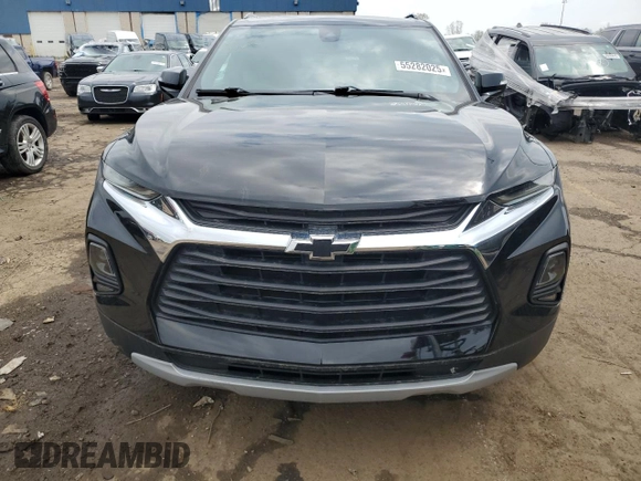 2021 Chevrolet Blazer LT z VIN 3GNKBCRS4MS513704, wystawiony jako Copart lot #55282025 z przebiegiem 56 805 mil mil oraz Nie do naprawy • Non repairable. Historia ofert i sprzedaży dostępna na DreamBid. Obrazek 5.