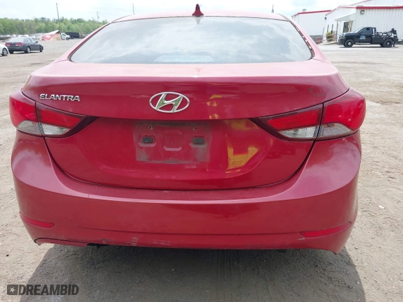 2016 Hyundai Elantra Value Edition with VIN KMHDH4AE5GU517580, listed as a IAAI auction lot 42123514 with 249,927 mi miles. Bid and sale history available at carsss.com. Image 15.