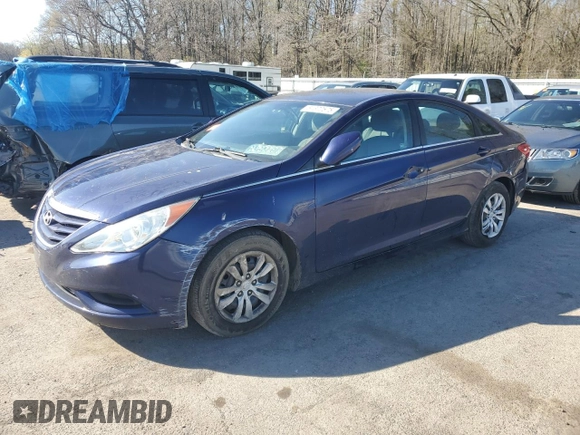 2011 Hyundai Sonata GLS with VIN 5NPEB4AC5BH036367, listed as a Copart auction lot 51372575 with 109,868 mi miles and Salvage Title. Bid and sale history available at carsss.com. Image 1.